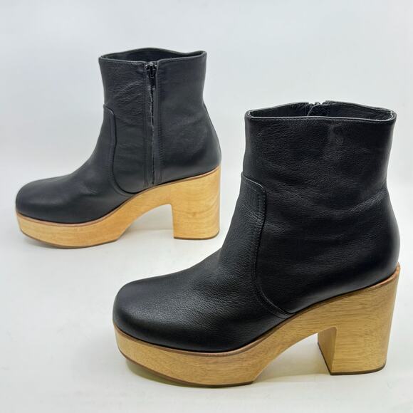 CHARLOTTE STONE Paz Clog Boot in Black - Picture 4 of 12